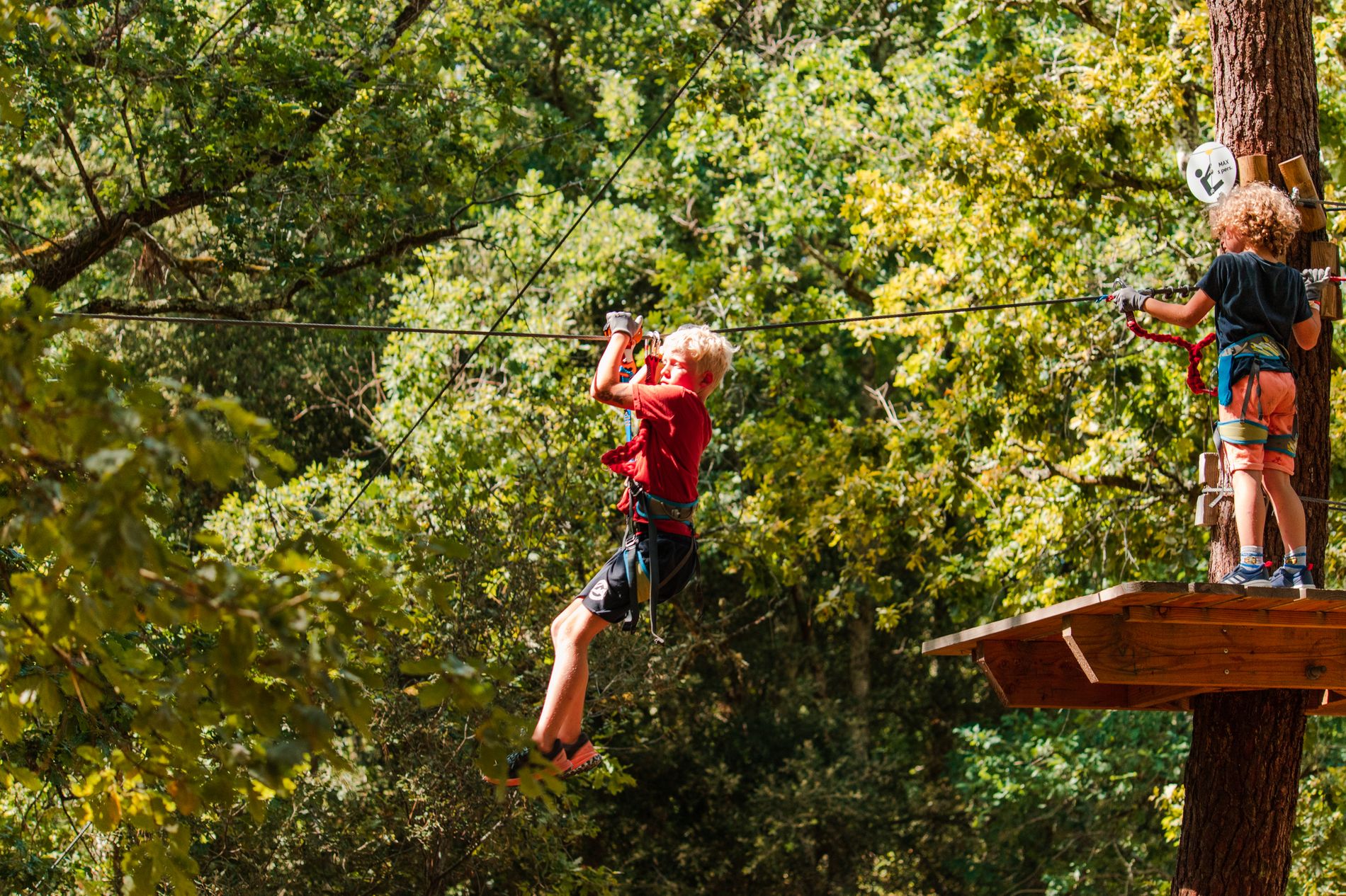 Indian Forest Accrobranche aux Mathes